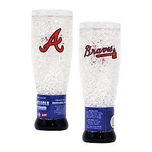  Atlanta Braves Crystal Pilsner Glass Keep Your Beverage Ice 