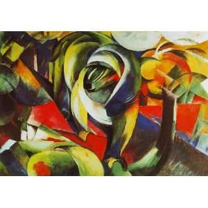   canvas   Franz Marc   24 x 16 inches   The Mandrill