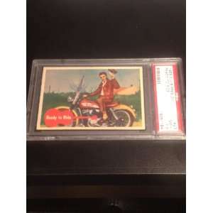  1956 Elvis Presley Card #23 Ready To Ride PSA Graded 7.5 