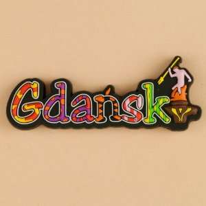  Flexible Magnet   Gdansk, City Name Patio, Lawn & Garden