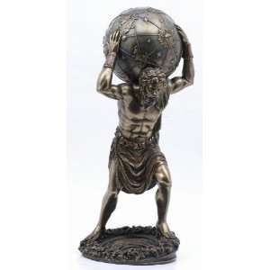  Atlas holding Globe statue