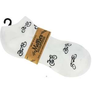  Maggies Organics   Socks Cotton Patterned Footie Size 10 