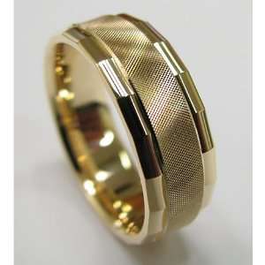  7.0 Millimeters Yellow Gold Wedding Band Ring 14Kt Gold 