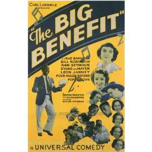  The Big Benefit Poster Movie 27x40