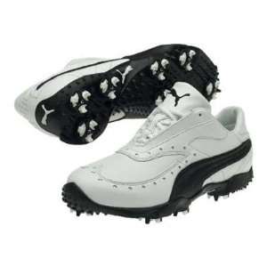  Puma PG SYM Mens Golf Shoe   White/Black   183780 01 