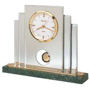 Bulova Genuine Marble Clock 