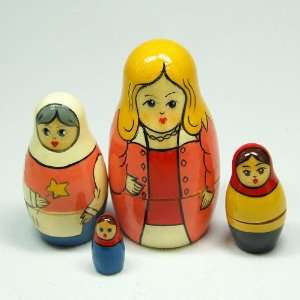 Four Part Cinderella Nesting Doll  Toys & Games