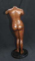 Italian Bronze Female Torso Sculpture Figurine  