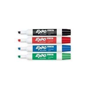  Expo Dry Erase Markers Chisel Marker Point Style   Green 