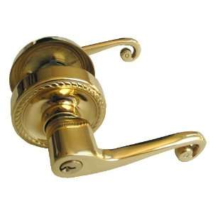  Venice Entry Door Lever (Polished Brass)