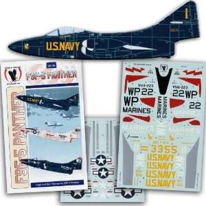  F9F 5 Panther, Part 3 Blue Angels, VMA 223, VMA 224 (1/48 