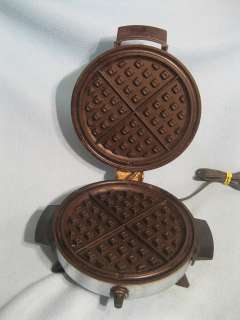 Vintage Toastmaster Belgian Waffle Iron Maker Baker W244A Discount 