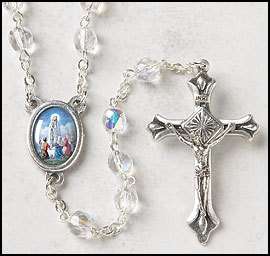 OUR LADY OF FATIMA SHRINE ROSARY BEADS FROM ROME  