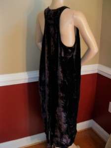 Jill Purple Plum Soft Crushed Velvet Velour Dress Jumper Size Medium 