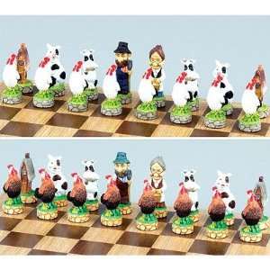  Farmland Theme Chessmen Toys & Games