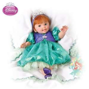    Lifelike Musical Baby Doll in Princess Ariel Outfit Toys & Games