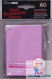60 ULTRA PRO YUGIOH PINK DECK PROTECTORS CARD SLEEVES  