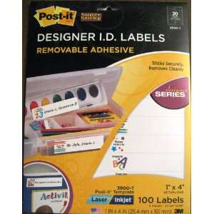   Labels 3900 T (100 labels per package) Laser & Inkjet