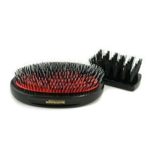  Military Bristle & Nylon Large Size Hair Brush ( Dark Ruby ) 1pc