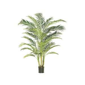  Pack of 2 Decorative Areca Palm Trees with Round Pots 7 
