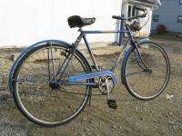   Schwinn World 20 cruiser bike mens sturmey archer brooks 1951 Blue