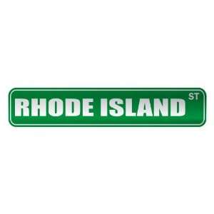   RHODE ISLAND ST  STREET SIGN CITY UNITED STATES