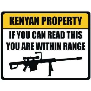  New Caution  Kenyan Property  Kenya Parking Sign 