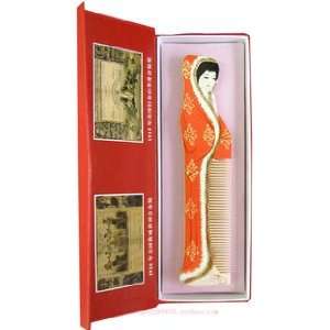   Chinese Artistic Wood Comb Gift Set  bao qing
