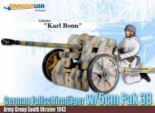   Scale 12 WWII German Karl Bonn w 5cm Pak 38 089195706737  