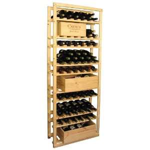   Style Bottle/Case Wine Cellar Rack (Premium Redwood)