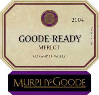 Murphy Goode Goode Ready Merlot 2004 