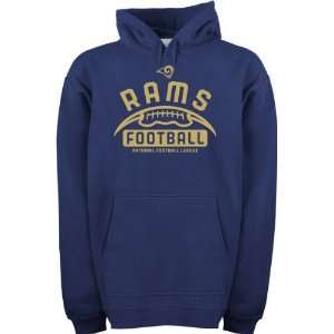   St. Louis Rams  Navy  Gym Issue Hooded Sweatshirt