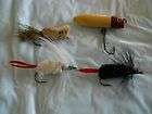 Fly Fishing Lures Lot #b with A South Bend Trout Oreno & 3 Other Fly 