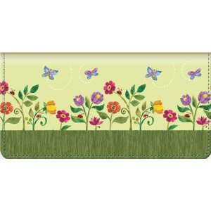 Challis & Roos Blooming Gardens Checkbook Cover Office 