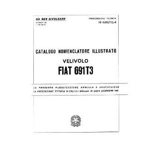  Aeritalia / FIAT G 91 T 3 Aircraft Parts Manual Fiat 