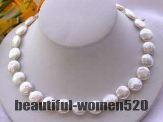   pearl necklace 14k the coin pearls is 100 % naturel superficial is