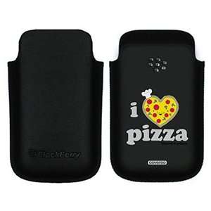  I Heart Pizza by TH Goldman on BlackBerry Leather Pocket 