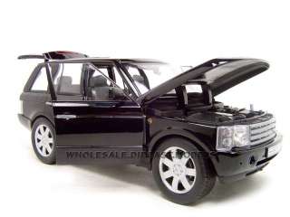 2003 RANGE ROVER BLACK 118 DIECAST MODEL CAR  