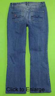 Faded Glory sz 10 x 30 Stretch Womens Blue Jeans Denim Pants GI47 