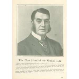   1905 Print Frederic Cromwell Mutual Life Insurance Co 