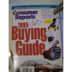  1985 Consumer Reports Buying Guide Issue Unknown Books