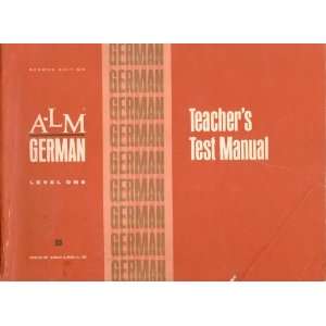 One, 2nd Edition, TEACHERS TEST MANUAL (Includes answers to test 