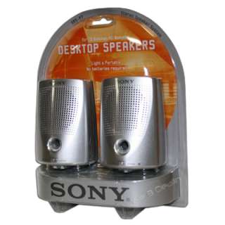 Sony SRS P7 Passive Portable Speaker System SRSP7 2.0 Channel Speakers 