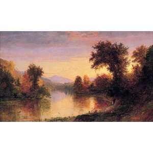   Francis Cropsey   24 x 14 inches   Autumn by the River