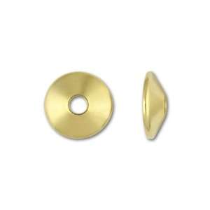  TierraCast Gold 10mm Plain Bead Cap with 2.5mm Hole Arts 
