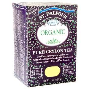     Organic Black Tea, Pure Ceylon, 25 bags