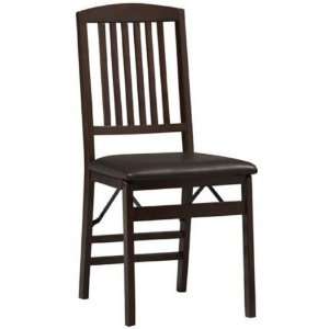  Pair of Triena Mission Back Folding Chair