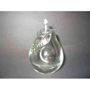 Glass Animal and Fruit Oil Lamp Pear