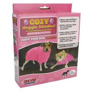  Cozy Doggie Blanket As Seen On TV in Pink (Large 