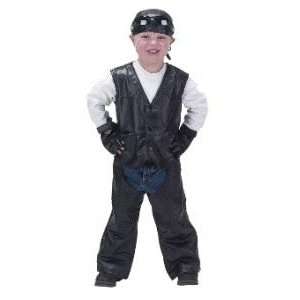  Jr Biker Child Costume Size 8 10 Toys & Games